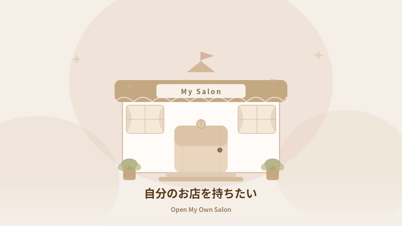 自分のお店を持ちたい